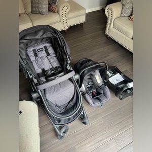 Evenflo pivot travel system stroller and car seat